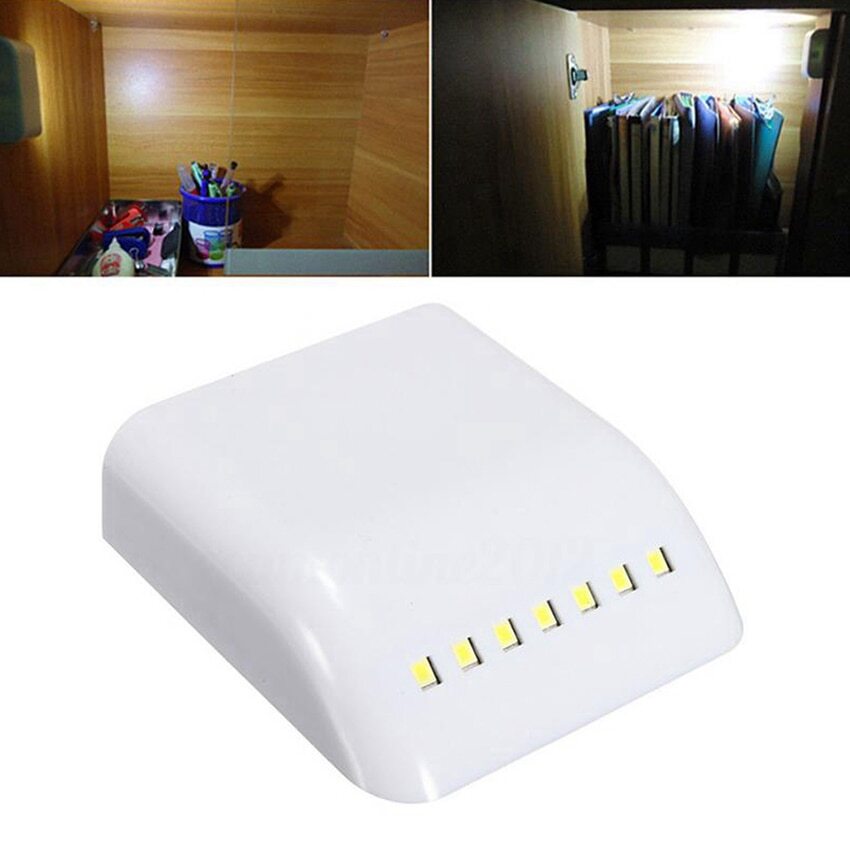 Cabinet Wardrobe LED Motion Sensor Light Batteries Inclusive